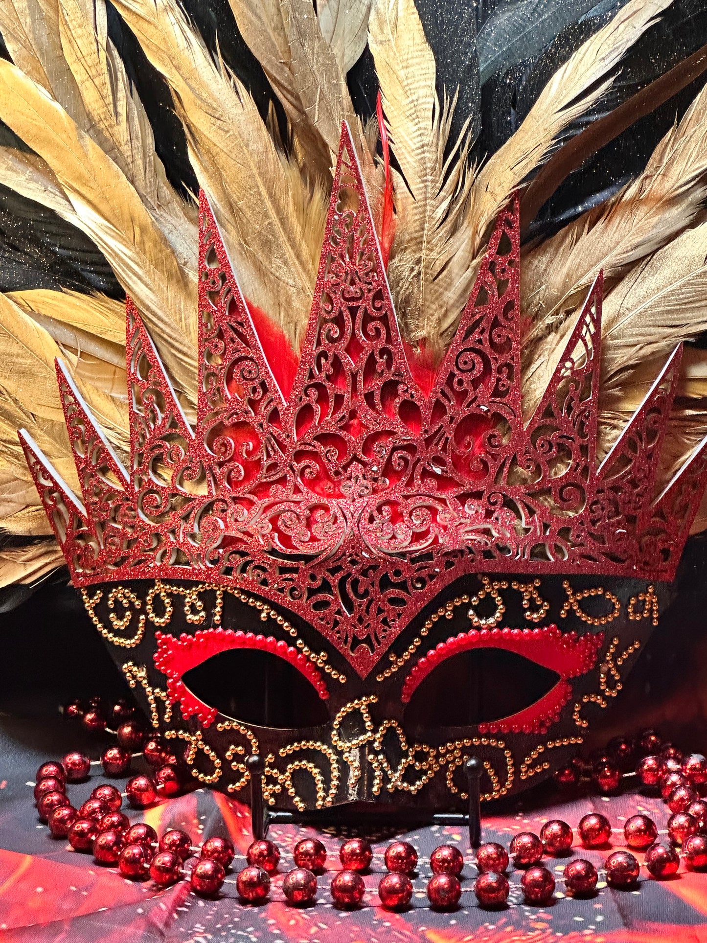 Vegas-style masquerade mask: The Tenth Circle