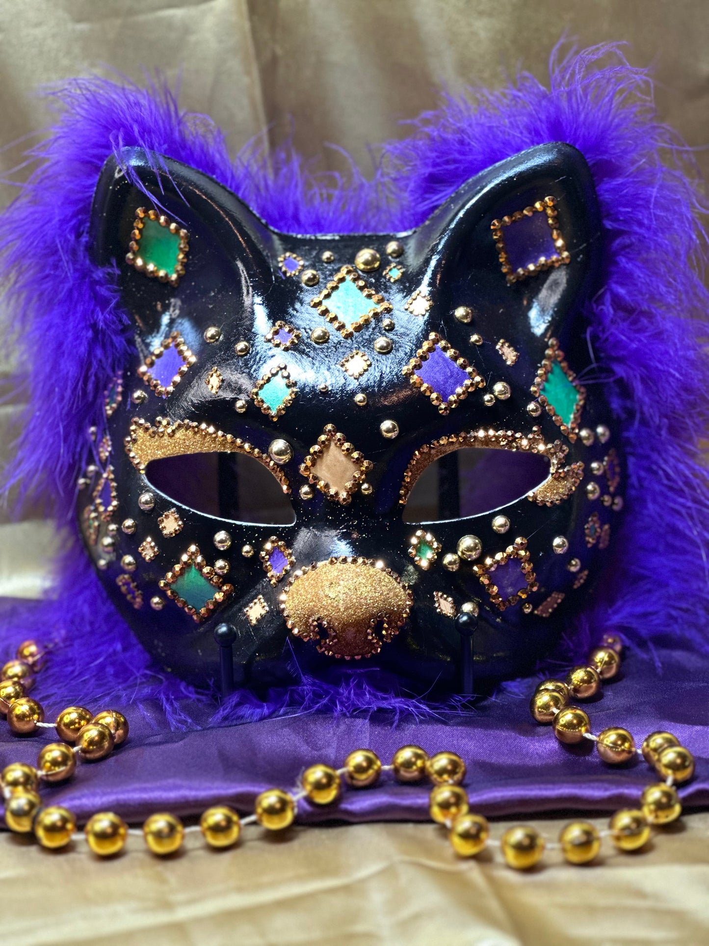 Mardi Gras Mask: Mardi Gras Meow