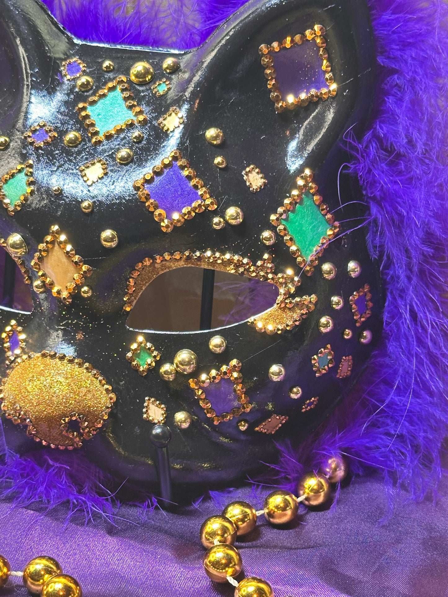 Mardi Gras Mask: Mardi Gras Meow