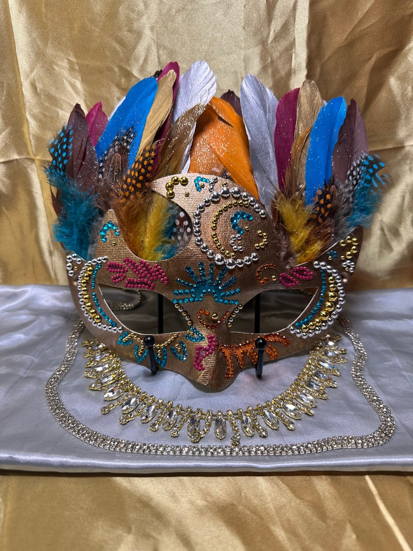 Feathered Mask: Bohemian Goddess