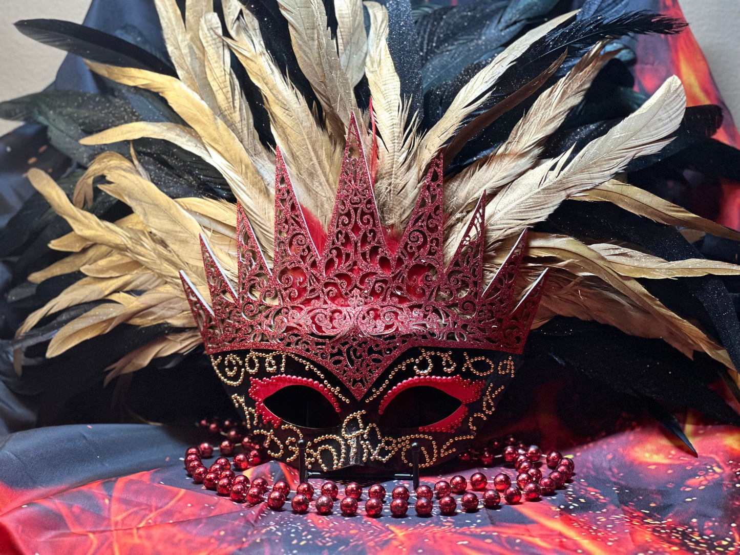 Vegas-style masquerade mask: The Tenth Circle