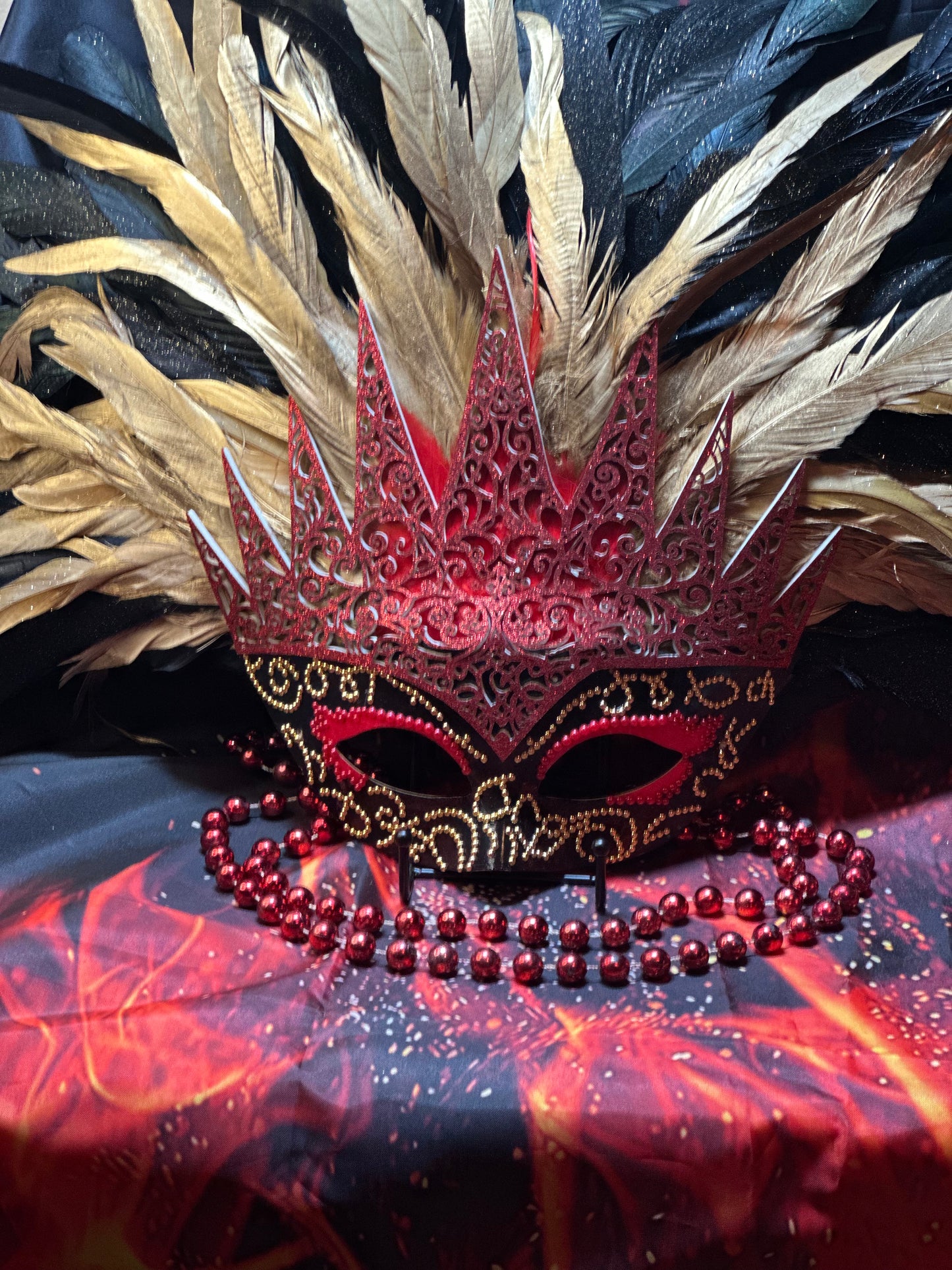 Vegas-style masquerade mask: The Tenth Circle