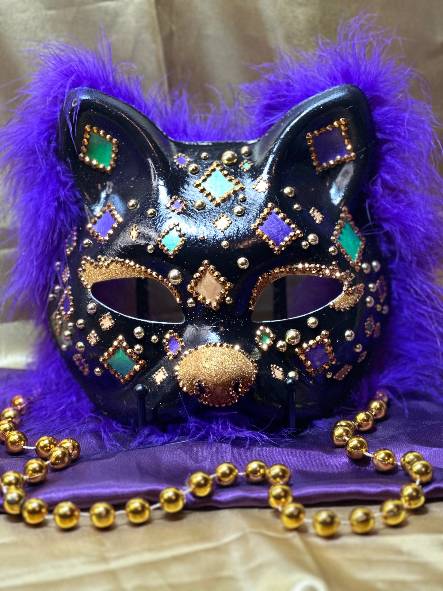 Mardi Gras Mask: Mardi Gras Meow