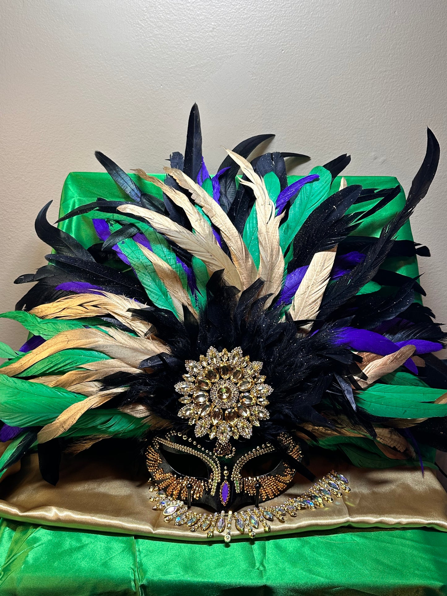 Vegas style masquerade mask: Mardi Gras Glam