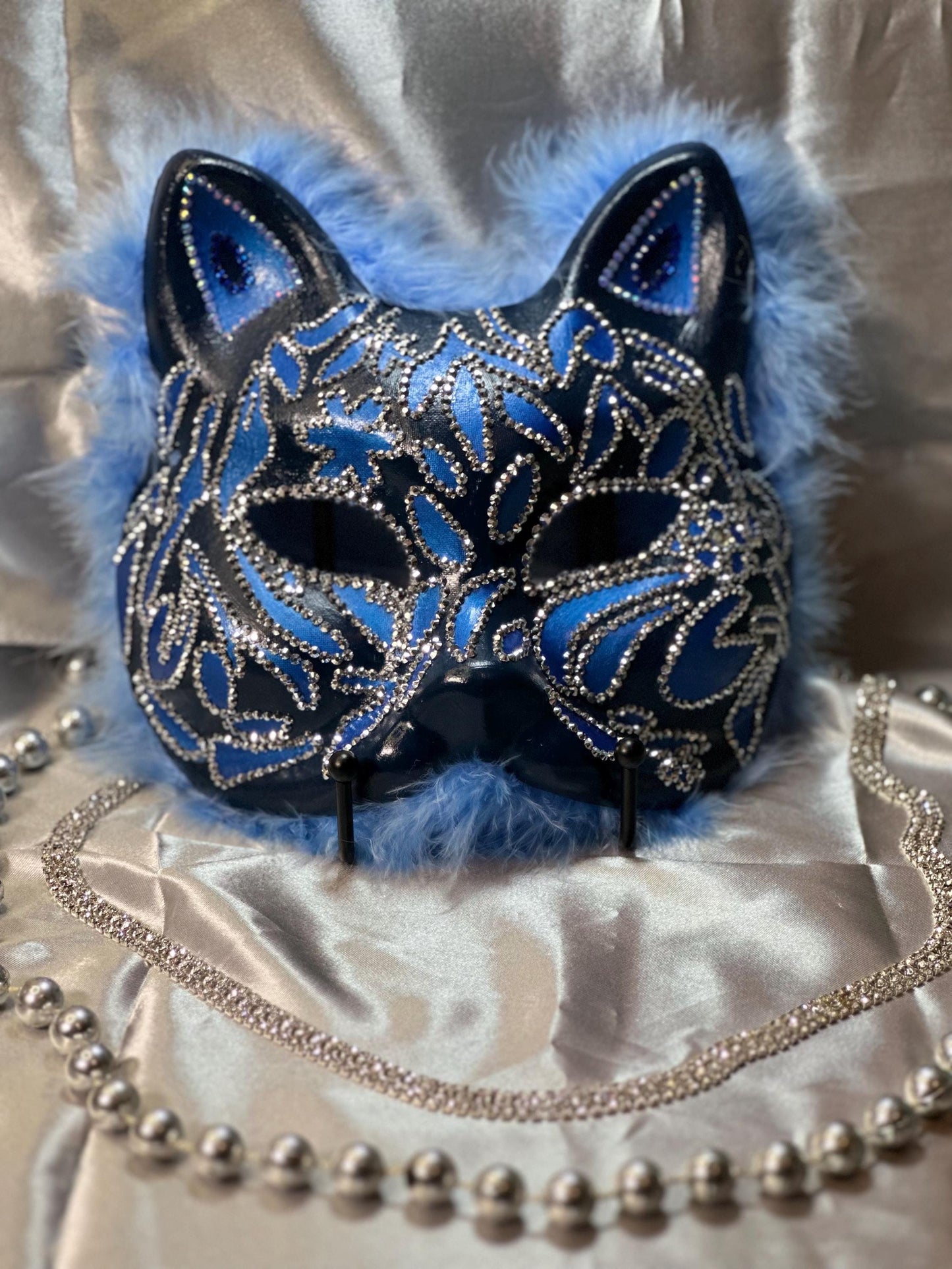 Cat Mask: Blue Lagoon Home Decor