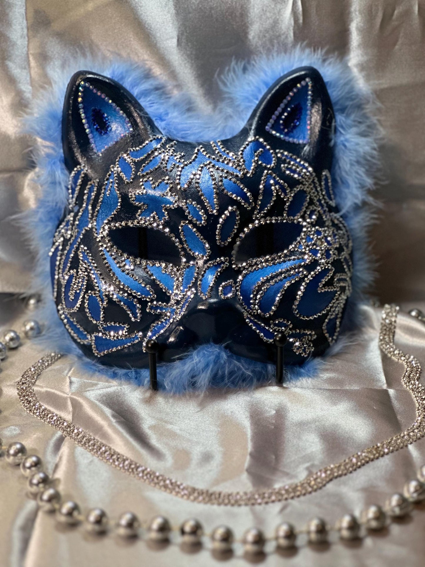 Cat Mask: Blue Lagoon Home Decor
