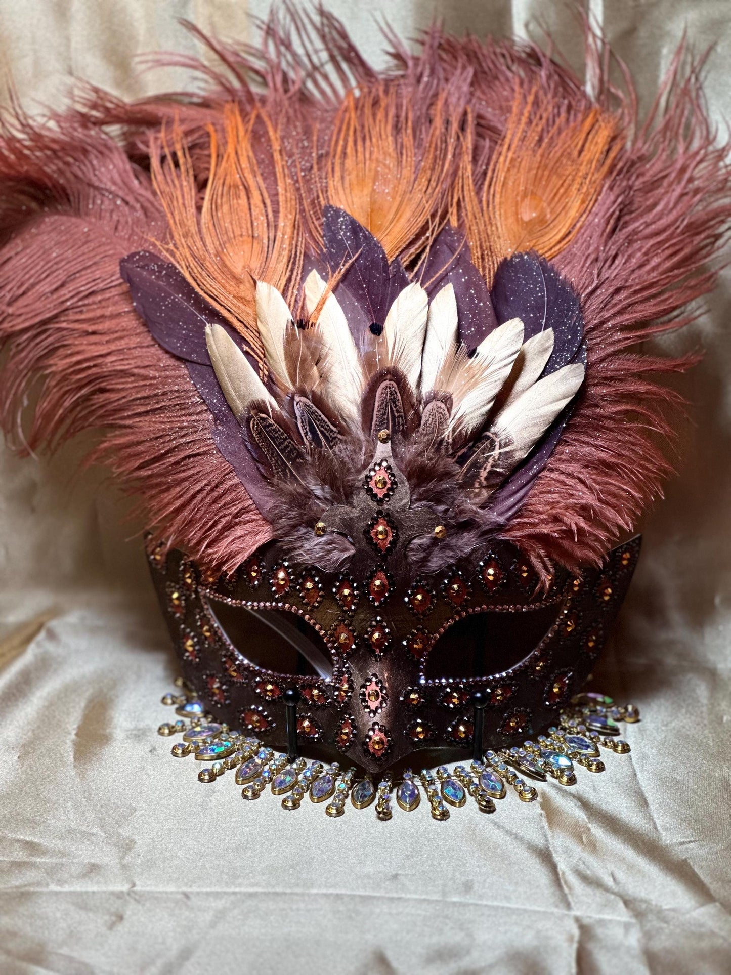 Feathered Earthen Goddess Mask