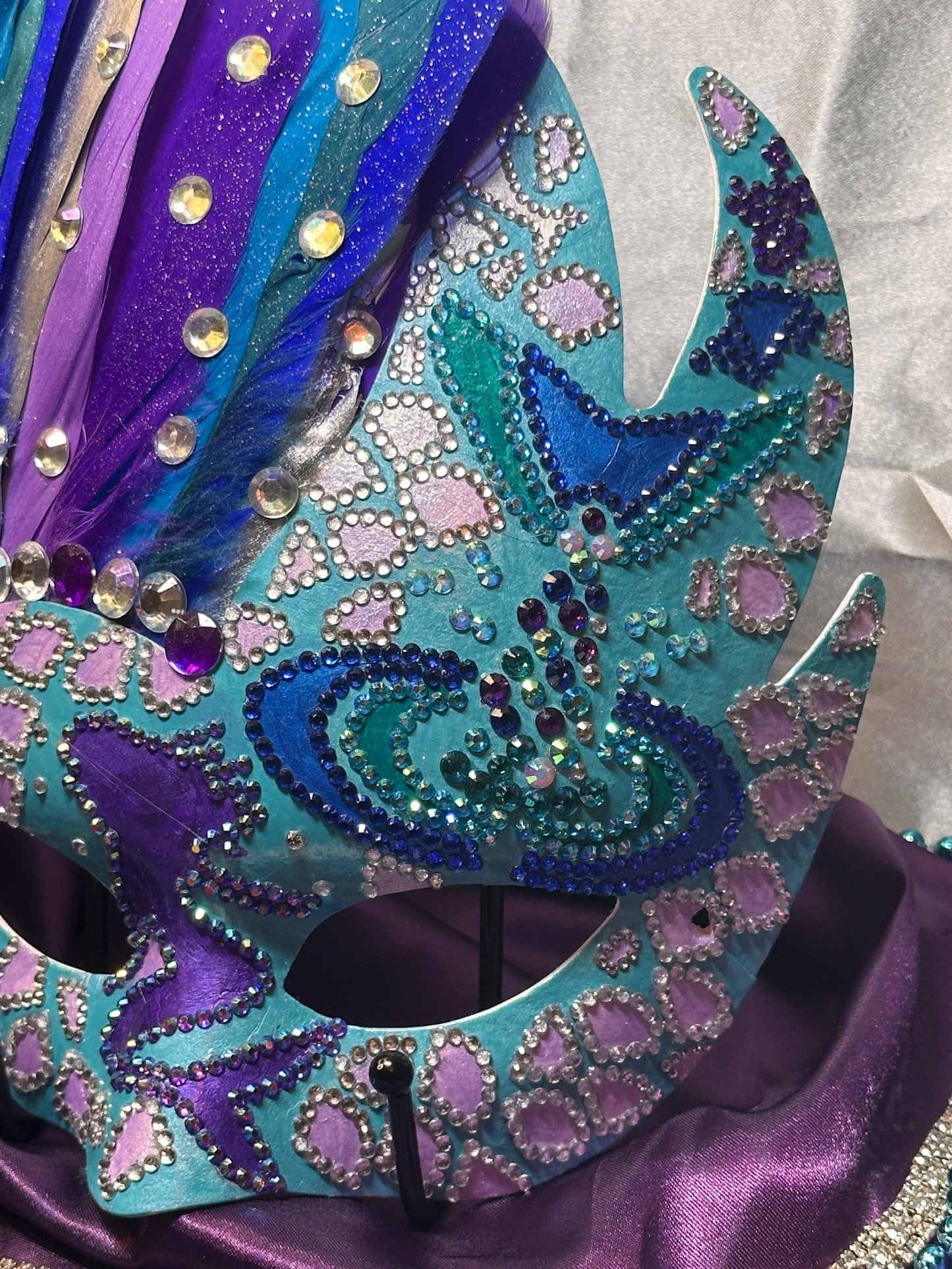 Feathered mask: Mermaid's Cove