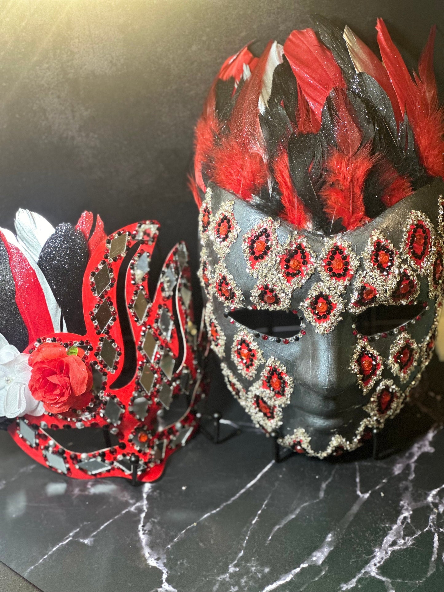 The king and queen of diamonds