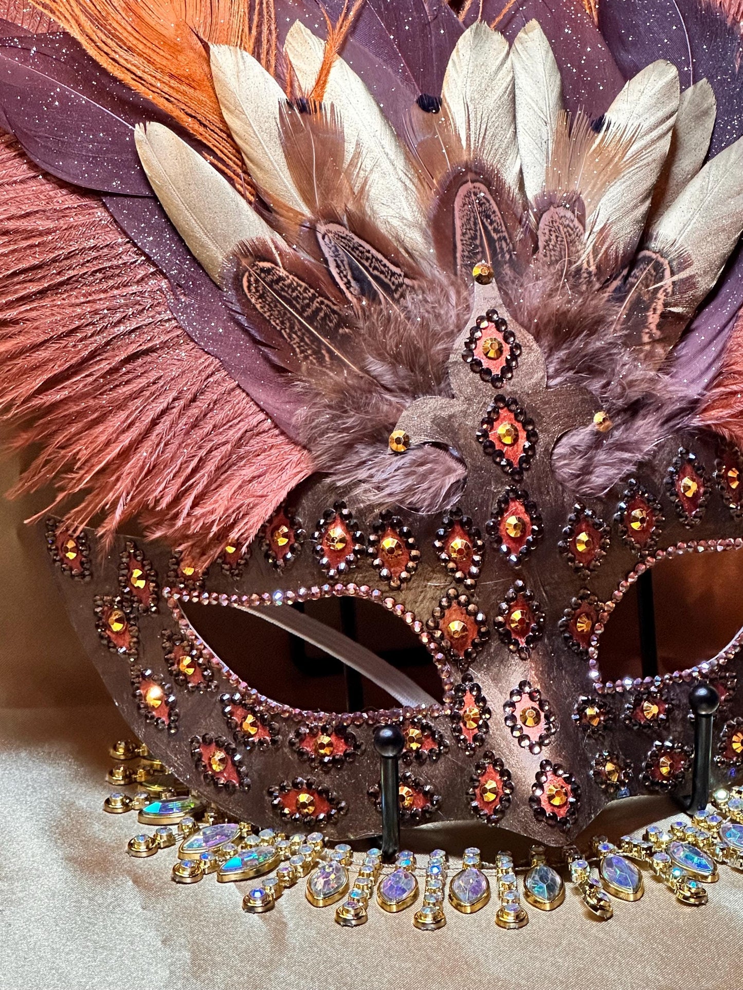 Feathered Earthen Goddess Mask
