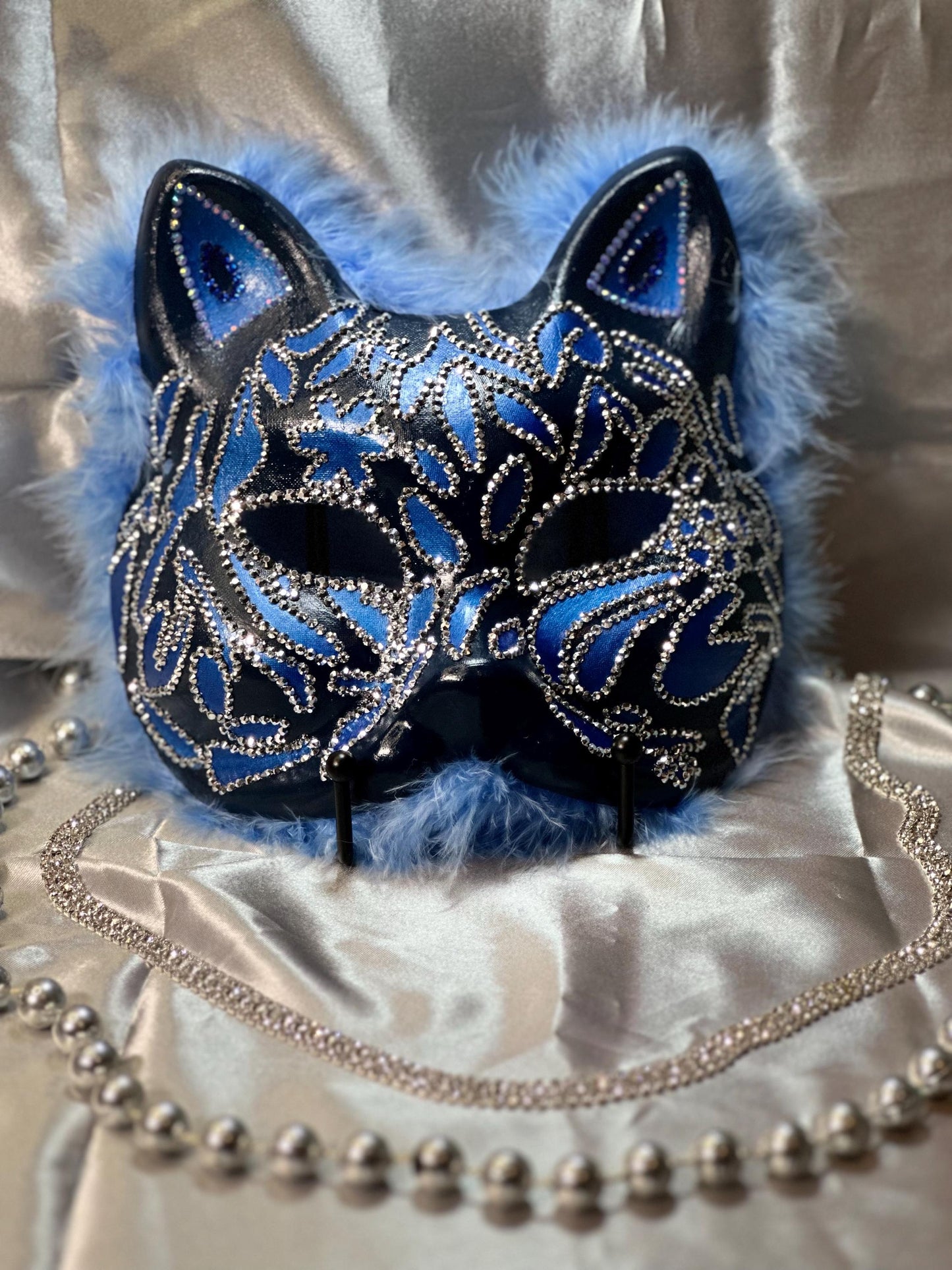 Cat Mask: Blue Lagoon Home Decor