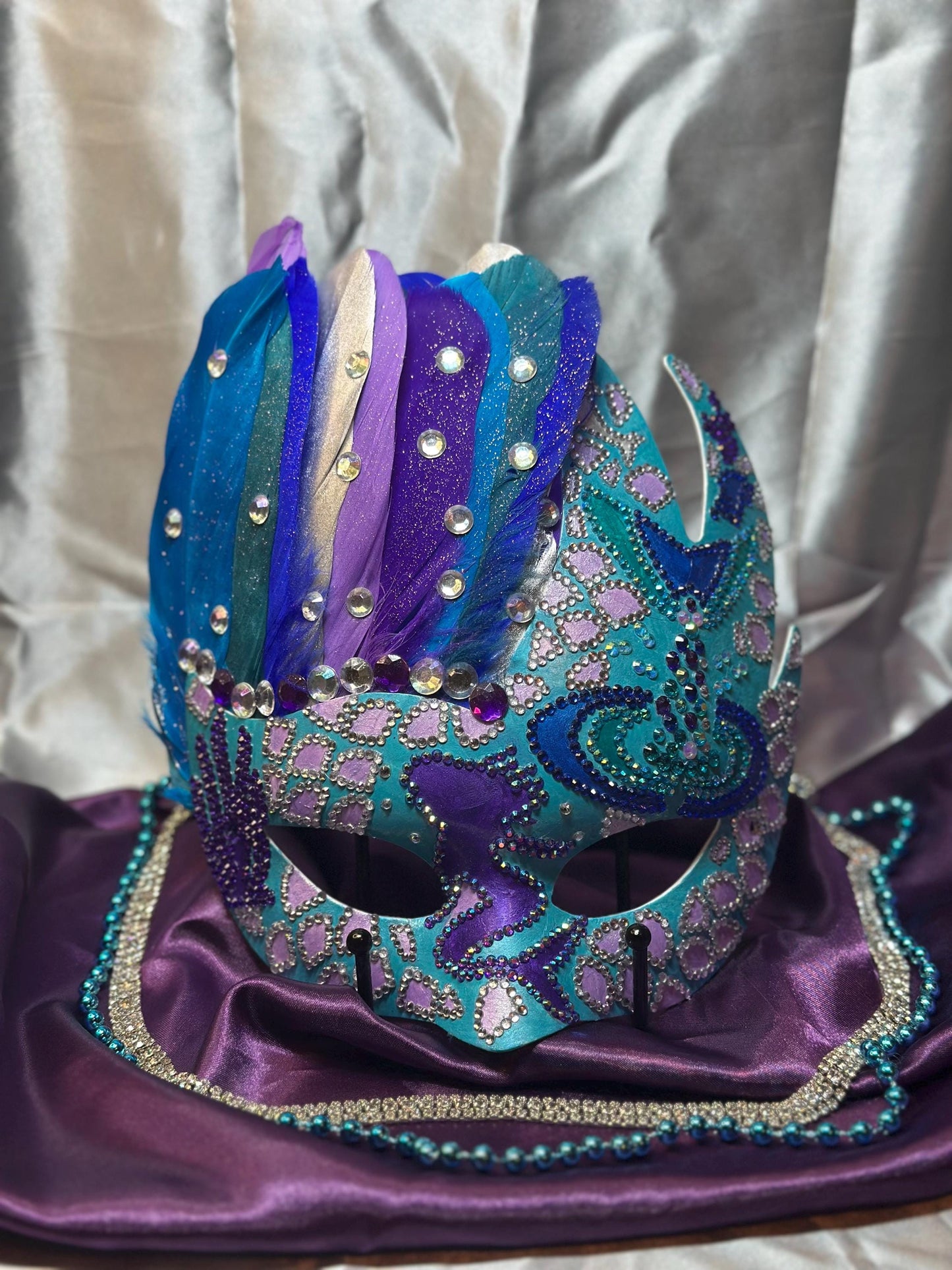 Feathered mask: Mermaid's Cove