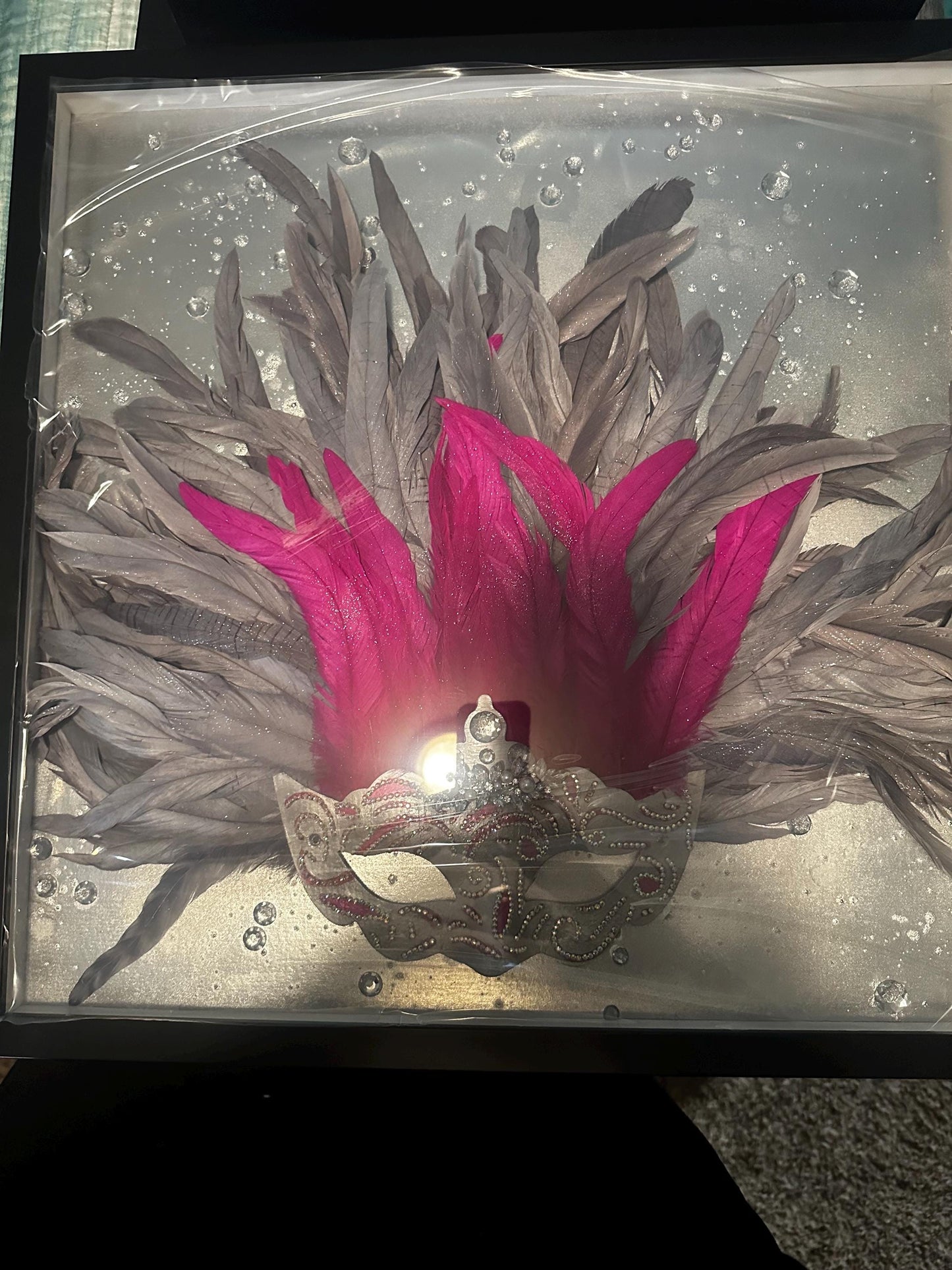 Vegas Style Feather Mask: Fantasia