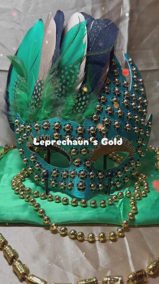 Feathered Mask: Leprechaun’s Gold