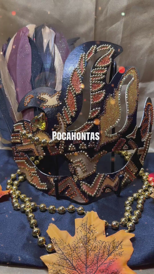 Feathered mask: Pocahontas