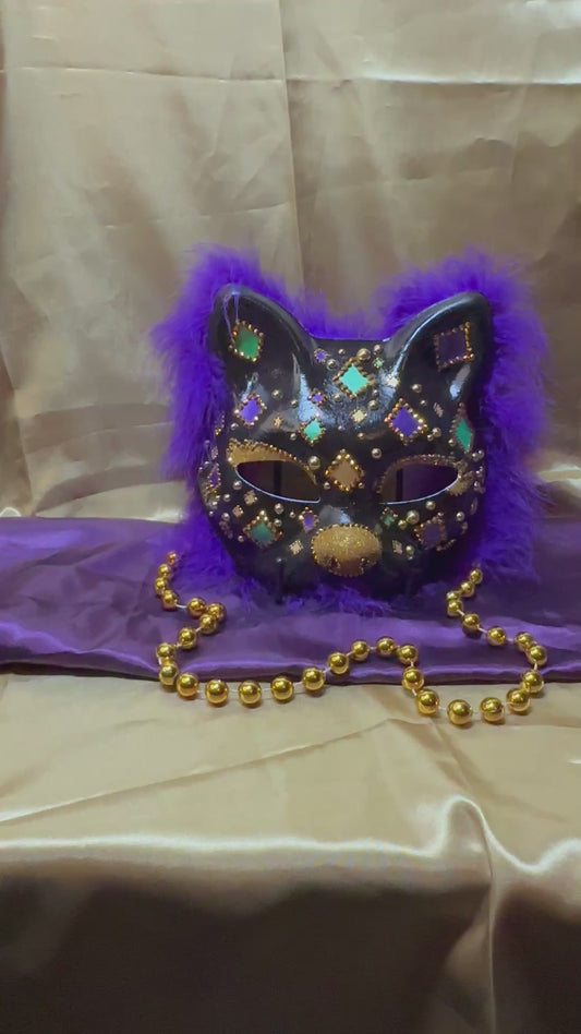 Mardi Gras Mask: Mardi Gras Meow