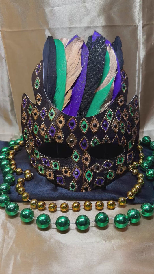 Masquerade mask: Mardi Gras Devilry