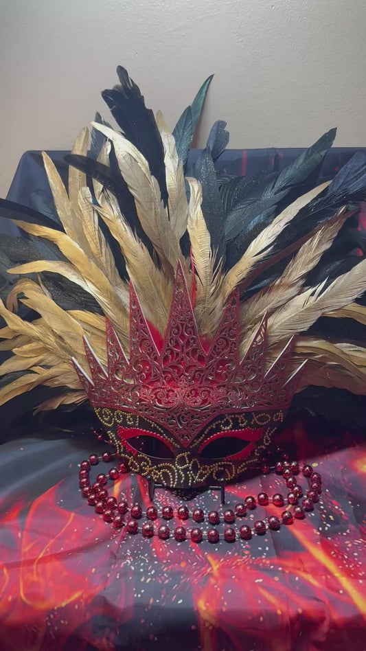 Vegas-style masquerade mask: The Tenth Circle